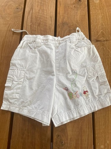 Weiße leichte Stoffhose von Disney C&A, Gr. 86