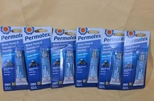 Lot Of 6 Permatex Water Pump Thermostat Housing Rtv Silicone - 22071 Lot Of 6 Permatex Water Pump Thermostat Housing Rtv Silicone - 22071