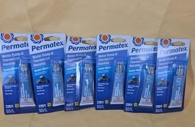 Lot of 6 Permatex Water Pump & Thermostat Housing RTV Silicone - 22071