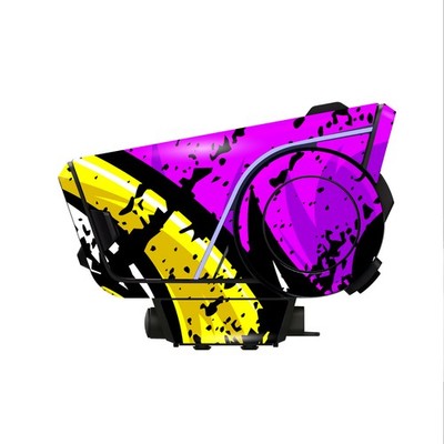 For Sena 60S Device Protection Decal Sticker 1pc L63 Abstract Purple Yellow