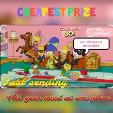    Monopoly Go All Stickers 1-6   The Simpsons   Cheapest  Fast Delivery