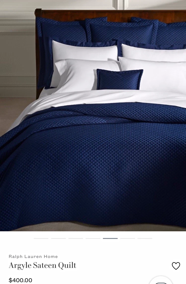 Ralph Lauren Blue Quilts, Bedspreads & Coverlets for sale | eBay
