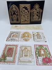 Anna Griffin Mini Nativity Dies AG1010 Christmas 6pc Complete Preowned