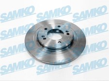 SAMKO 2x Bremsscheibe hinten voll für KIA Cee'D JD Pro Hyundai i30 Coupe GD