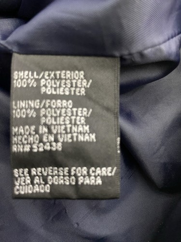 Sag Harbor Blue Size 18 Polyester Lined Collared Suit Jacket 4 Button Structured - Picture 8 of 10