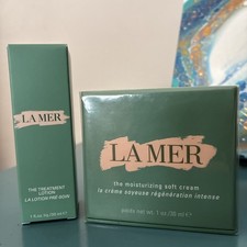 LA MER The Moisturizing Soft Cream - 1oz - Includes Treatment Lotion Sample