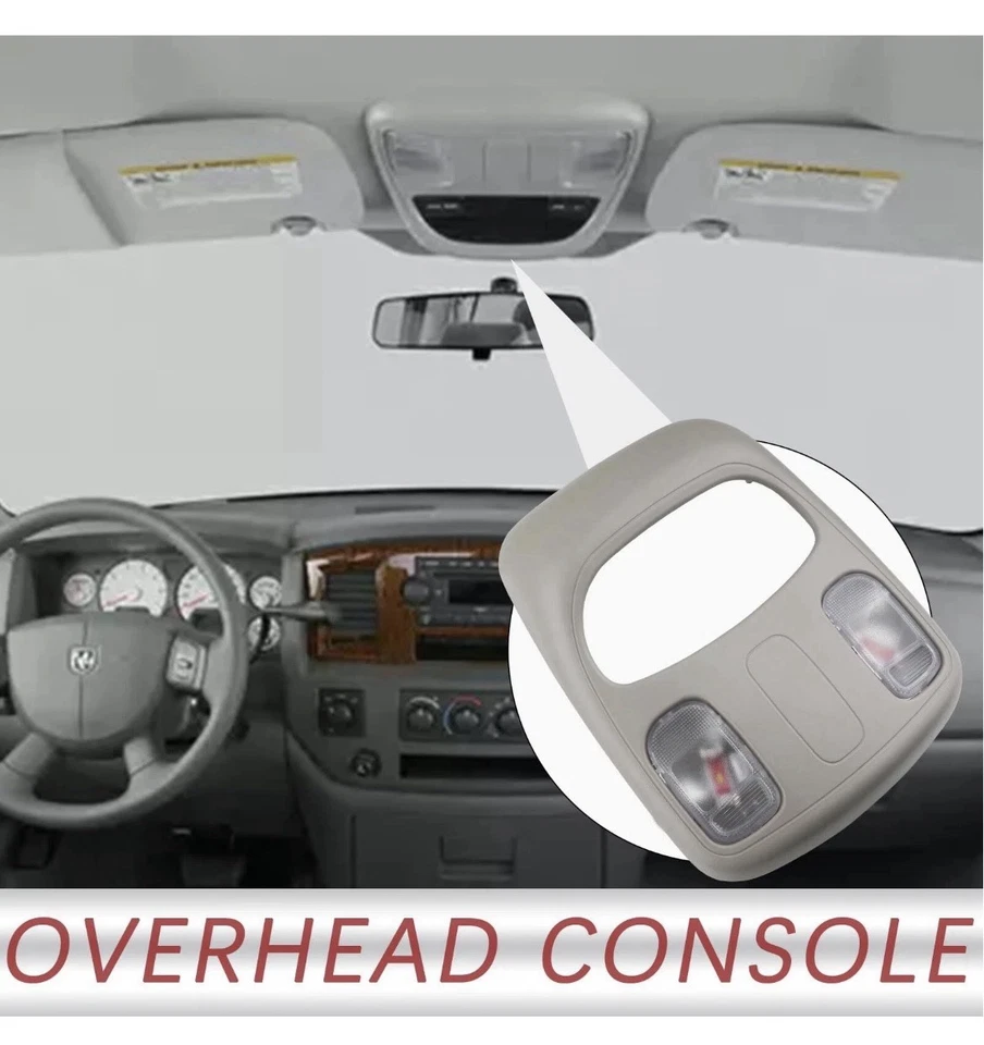 Luz LED Domo Mapa para Dodge Ram 1500 2500 3500 4500 5500 Repuesto Foto 4 de 4