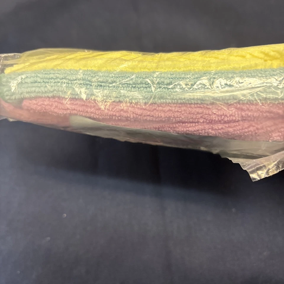 NORWEX PAQUETE DE 3 PAÑOS PARA CUERPO Y CARA CON RELOJ ANTI-BAC Multicolor 12.6" NUEVO Foto 3 de 4