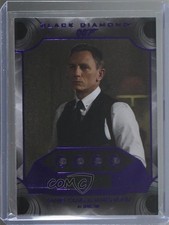 2025 James Bond Black Diamond Purple Sapphire Relics /5 Daniel Craig #1 02aj