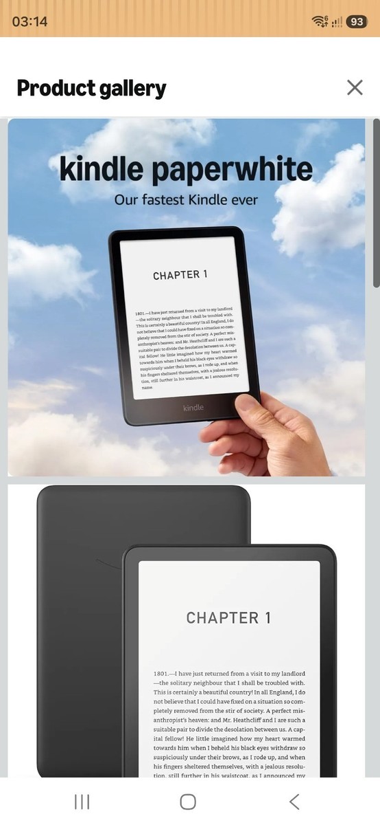 Amazon Kindle Paperwhite 11th Gen 8GB, Wi-Fi, 6.8