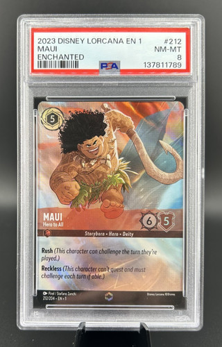 Maui - Hero to All graded PSA 8 for sale on eBay