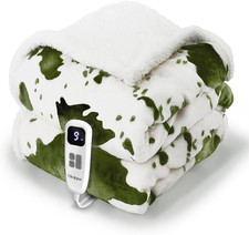 Heated Blanket Throw Blanket - Fast Heating Electric Blanket, Soft Flannel Heate