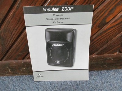Peavey Impulse 200P Powered Speaker Owner's Manual