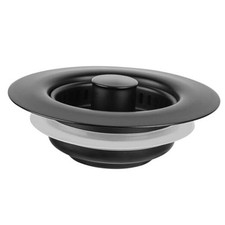Kitchen Sink Drain Strainer/Strainer Basket, Upgraded 3 in 1 Matte Black
