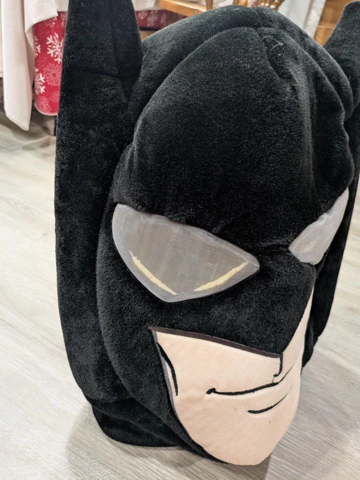 Cabeza de máscara de felpa Batman Big Greeter Heads Dan-Dee DC Comics decoración de gran tamaño utilería Foto 3 de 4
