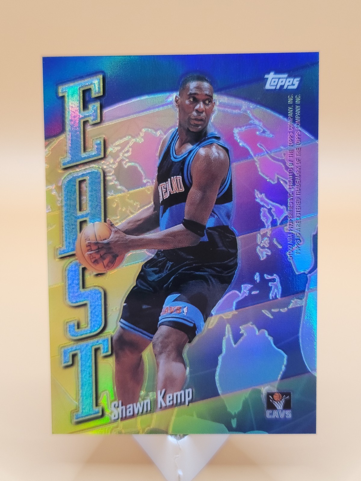 1998-99 Topps East/West Refractor Shawn Kemp Vin Baker #EW13 09is