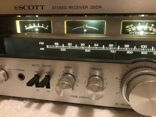 Vintage H H SCOTT Stereo Receiver 350R funktionstüchtig - Bild 4 von 24