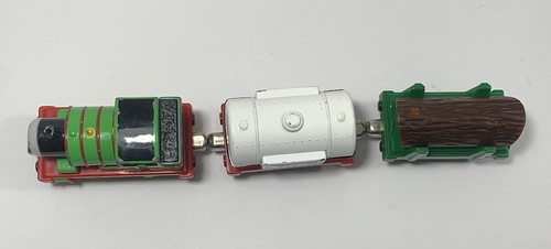 Thomas The Train & Friends - Percy & Milk Tanker & Log Cart! - Fast Shipping!! - Picture 3 of 3