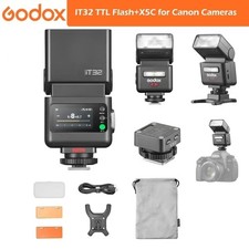 Godox iT32 TTL Camera Flash for Canon X5C Flash Trigger Magnetic Hot Shoe