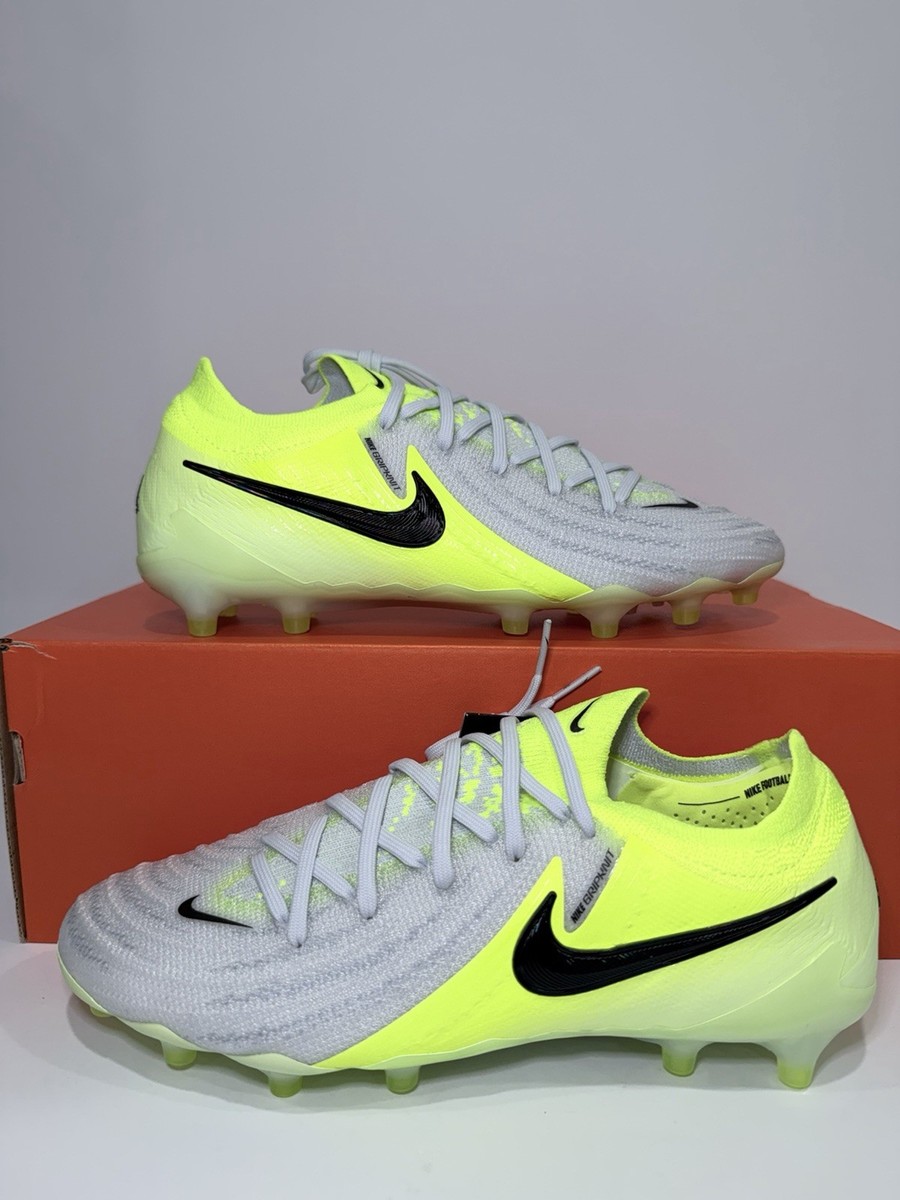 Size 9 - Nike Phantom GX 2 Elite AG Metallic Silver Volt HF4357