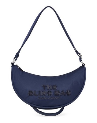 Marc Jacobs The Puffy Nylon Zippered Sling Bag - Blue Sea