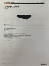 Hanwha Techwin XRN-6410RB2 16TB Network Video Recorder