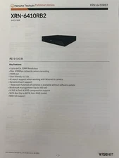Hanwha Techwin XRN-6410RB2 16TB Network Video Recorder