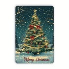 Merry Christmas Metal Tin Signs - Christmas Trees Sign