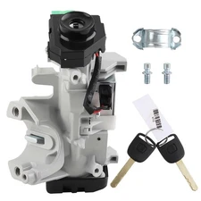 Ignition Switch Lock Cylinder Assembly w/Chip For Honda Accord CRV Civic