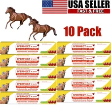 10 Pack  Horse dewormer  Paste Apple-Flavored New
