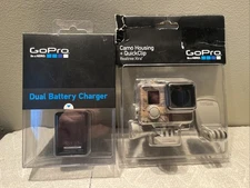 GoPro Realtree Camo Housing+Dual Battery Charger Hero4 Black/silver HERO3+ NEW