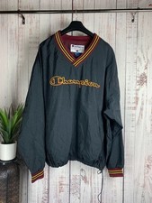 Champion Mens Vintage Nylon Pullover Jacket Size XXL