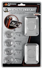 Performance Tool W1256 Magnetic Part Tray   Hooks   Ideal For Garage  Crafts