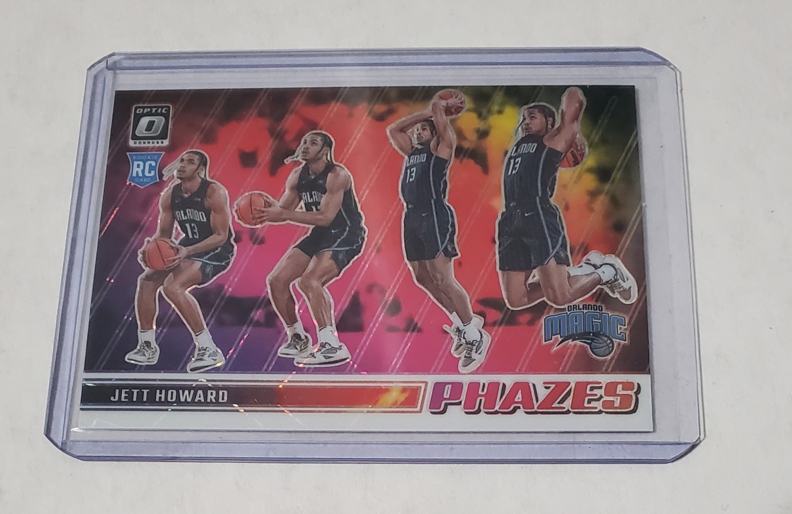 Jett Howard Phazes Optic 2023-2024 Rookie Card Panini Prizm RC Case Hit SSP