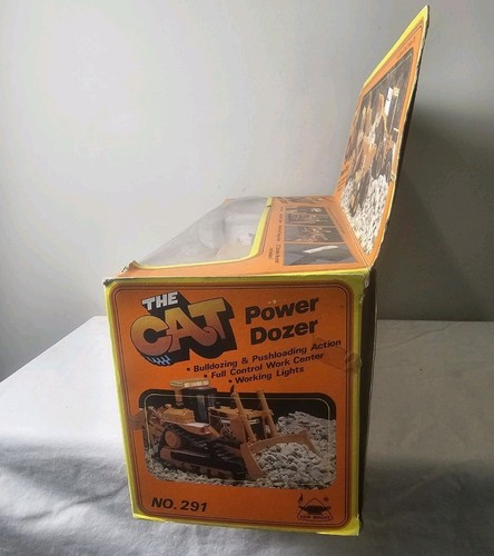 The CAT Power Dozer - Bright Bulldozer Toy - 1988 - No. 291 NEW - Picture 7 of 13