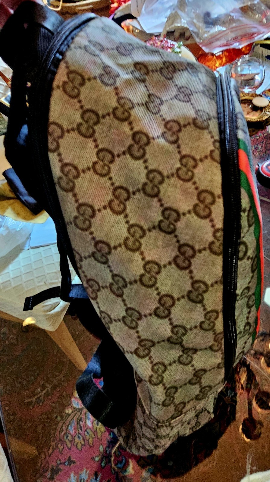 This is a Gucci Looking backpack featuring the si… - image 18