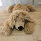 Vintage Dog Puppy Soft Toy Plush Brown Collectable Fluffy Large 20 Inches