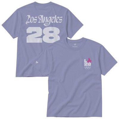 Unisex Fanatics Lavender LA28 Summer Olympics Superbloom Color Bar T-Shirt
