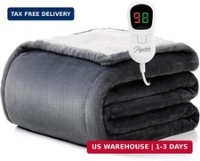Homemate Electric Heated Blanket Twin Size 62"x84" Heating Blanket ETL Cert ET