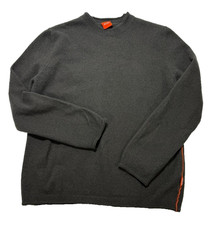 Hugo Boss Mens Grey Wool Knit Sweater Crewneck L