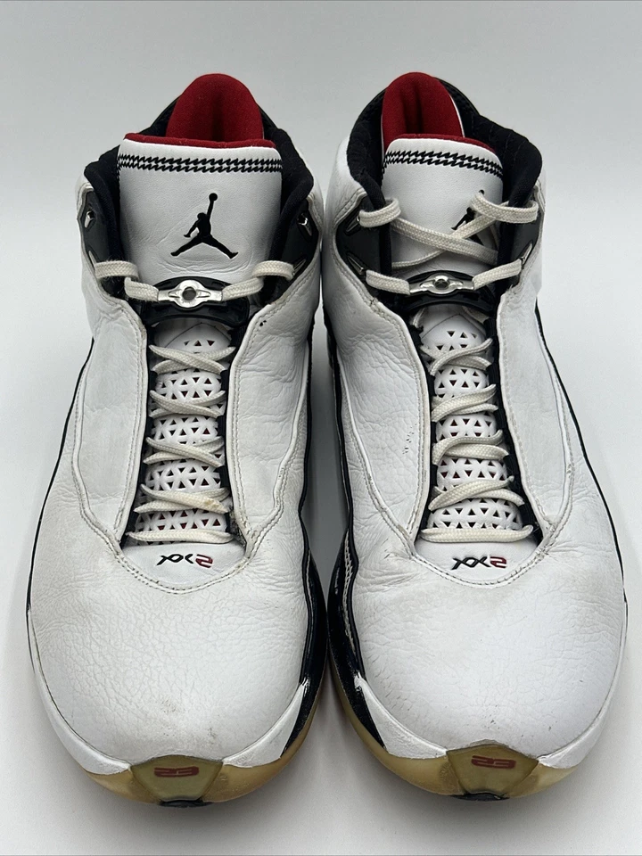 Air Jordan 22 OG Blanco Rojo Universitario 2007 Talla 11 Usado 315299-161 Foto 2 de 4