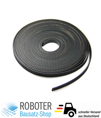 yourDroid GT2 Zahnriemen 1m Faserverstärkt Open Timing Belt 6mm 3D Drucker CNC