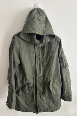 Alpha Industries Olive Green Fishtail Parka Military Coat /Jacket Medium- Large