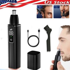 Hot Men Nose Ear Face Neck Eyebrow Hair Mustache Beard Trimmer Shaver Clipper