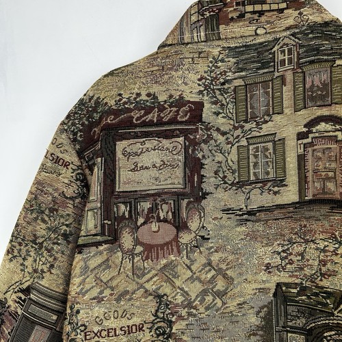 Erin London Tapestry Jacket Womens S Blazer Jacquard Button Jacket Art to Wear - Picture 10 of 12