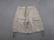 Vintage Union Bay Heavy Beige Cargo Shorts Mens Tag Size 32 Skater Outdoors