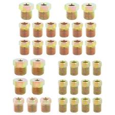 35PCS Brake Line Fittings Assortment,Brake Line Kit for 1/4 & 3/16 Brake Line...