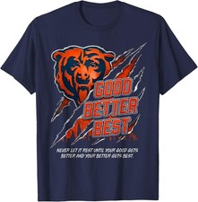 Motivation Saying Bears Good Better Best - Never Let It Rest T-Shirt