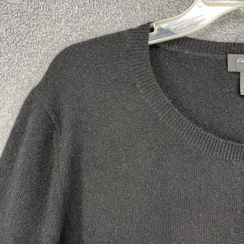 Lord & Taylor Pullover Damen 3X schwarz Kaschmir Cardigan Knopfleiste klassisch - Bild 3 von 16