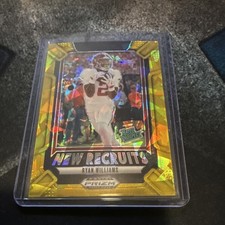 Panini 2025 Prizm Draft Picks New Recruits Ryan Williams Gold Cracked Ice #23